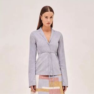 Alexis Nico Top - Suede Blue - XS Jacket